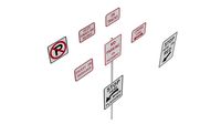 Road Sign US R8 Series Parking And Emergency Restrictions