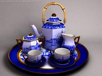 Coffee and tea set 3D Model