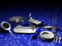 Dishes, Plates, Platters, Mirror