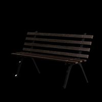 Garden Bench 003