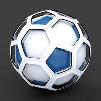 Soccerball TV show blue
