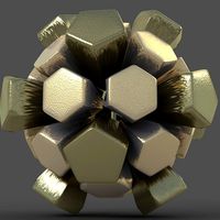 Soccerball explode gold