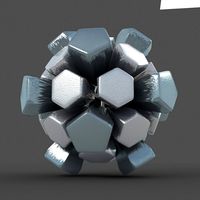 Soccerball explode hardmetal