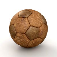 Soccerball big holes old