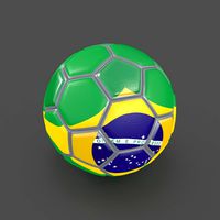 Soccerball fancy Brazil