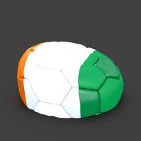 Soccerball empty Cote DIvoire