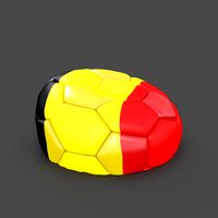 Soccerball empty Belgium