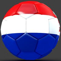 Soccerball big holes Croatia