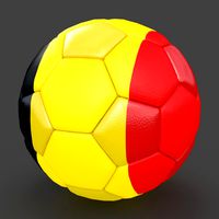 Soccerball big holes Belgium