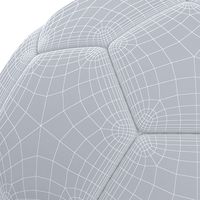 Soccerball HighPoly negative