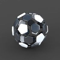 Soccerball split C negative