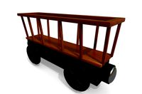 Toy Train Cage Car