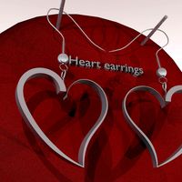 Heart shaped earrings
