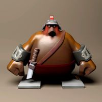 Chicken Warrior Toy