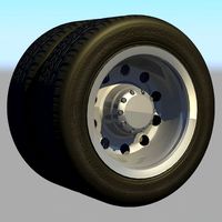 rear axle dual rim