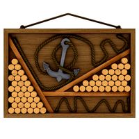 decoration of anchor and rope
