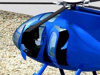 Helicopter MD500E_W3D