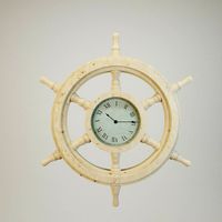 Ships Wheel Clock