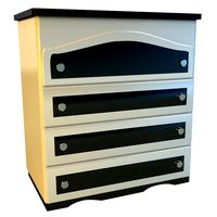 Commode black and white