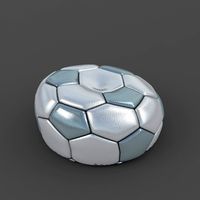 Soccerball empty hardmetal