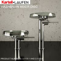 Kartel by Laufen 3.1133.1 and 3.1133.8 washbasin mixer discs