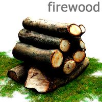 Pile of wood HD