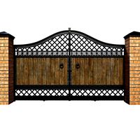 Fence with gate and wicket