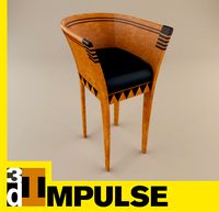 African Themed Chair 2