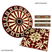 Patterned parguet Floor