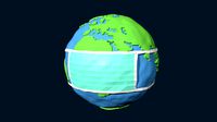 Earth With Mask