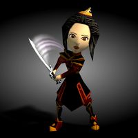 Chibi Warrior Rigged