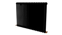 Modern Minimal Black Radiator