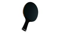 Carbon Ping Pong Paddle Yellow Line