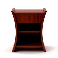 Bedside Table Mahogany