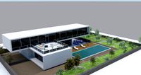 villa modern house 3D model