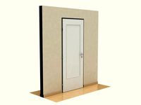 Wooden door d11