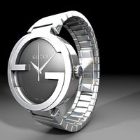 Gucci Interlocking Stainless Steel Watch