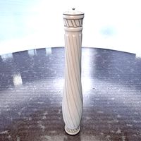 Realistic ceramic vase
