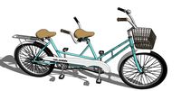 Tandem Bicycle 3d model
