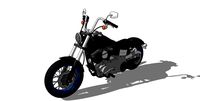 Harley Davidson Dyna Street Bob 3d model