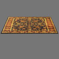 INDO HAND-KNOTTED MAHAL WOOL RUG