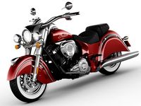 Indian Chief Classic motorcycle 3D Model