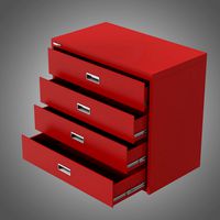 Filing Cabinet_red