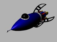 Cartoon Rocket