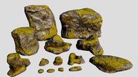 Mossy rocks pack