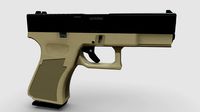 Modified 9mm pistol
