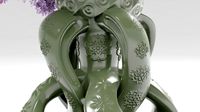 Spiral Knot Flower Vase  Print