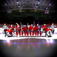 Ice hockey team red