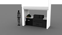 Grill stall
