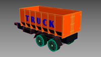 Toy trailer cargo glider